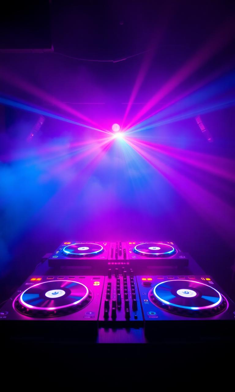 Neon DJ Booth